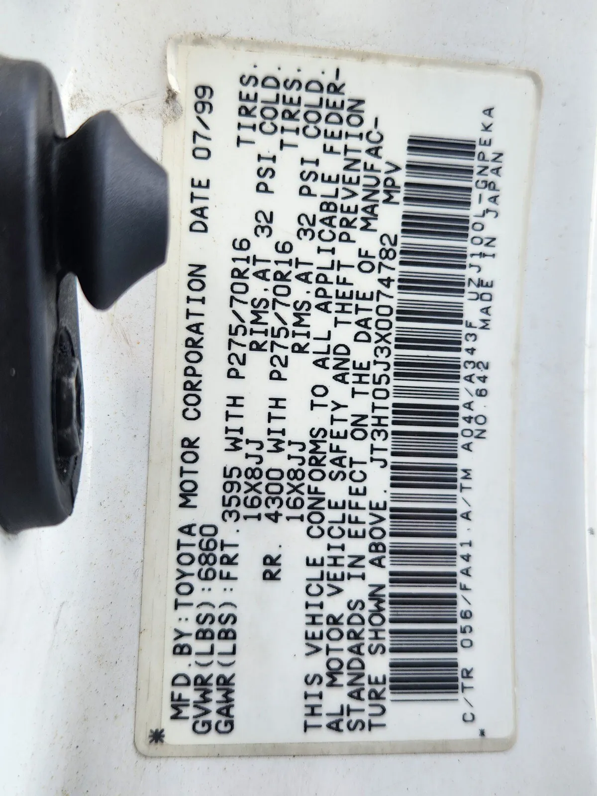 1999 Toyota Land Cruiser Base thumbnail 31