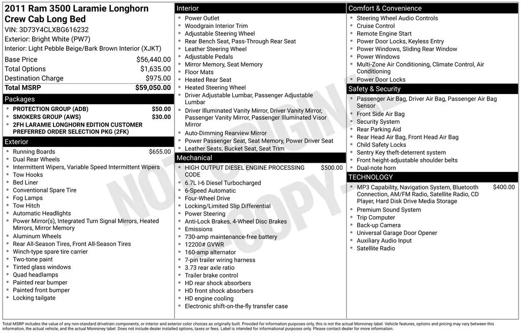 2011 Ram 3500 Laramie Longhorn thumbnail 7