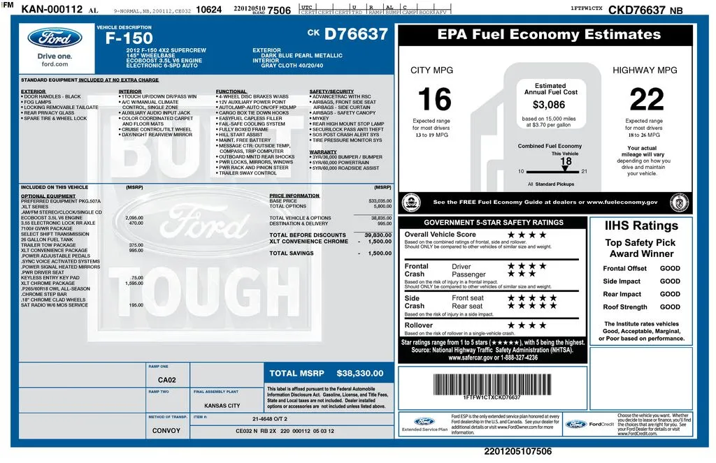 2012 Ford F-150 XLT thumbnail 26