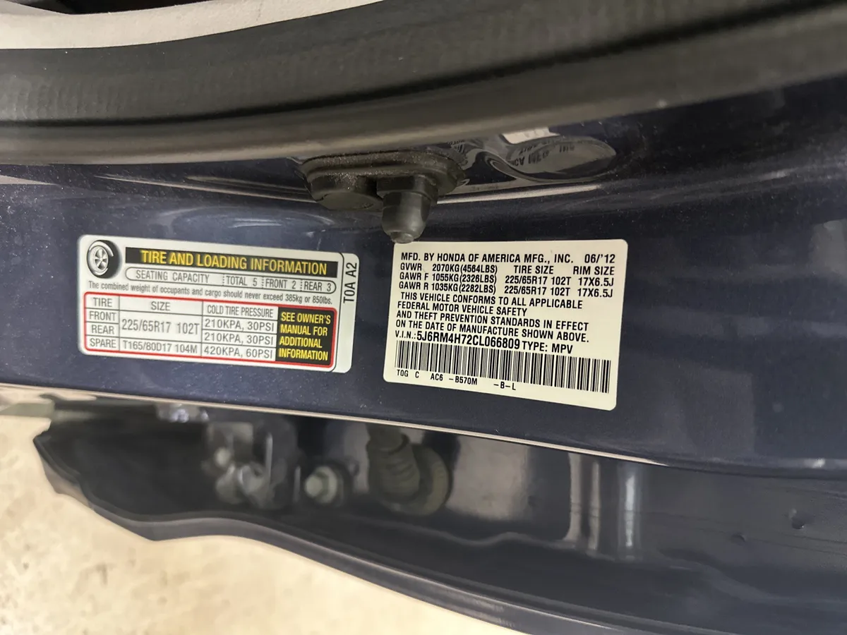 2012 Honda CR-V EX-L thumbnail 34