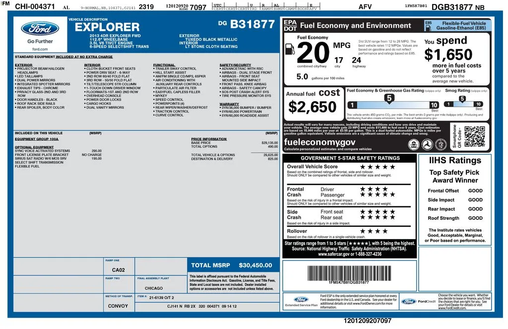 2013 Ford Explorer Base thumbnail 27