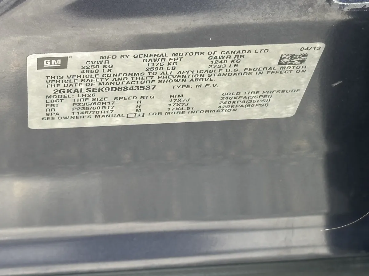2013 GMC Terrain SLE thumbnail 32