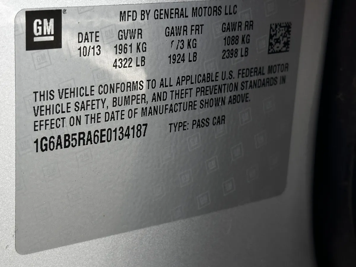 2014 CADILLAC ATS Luxury RWD thumbnail 35