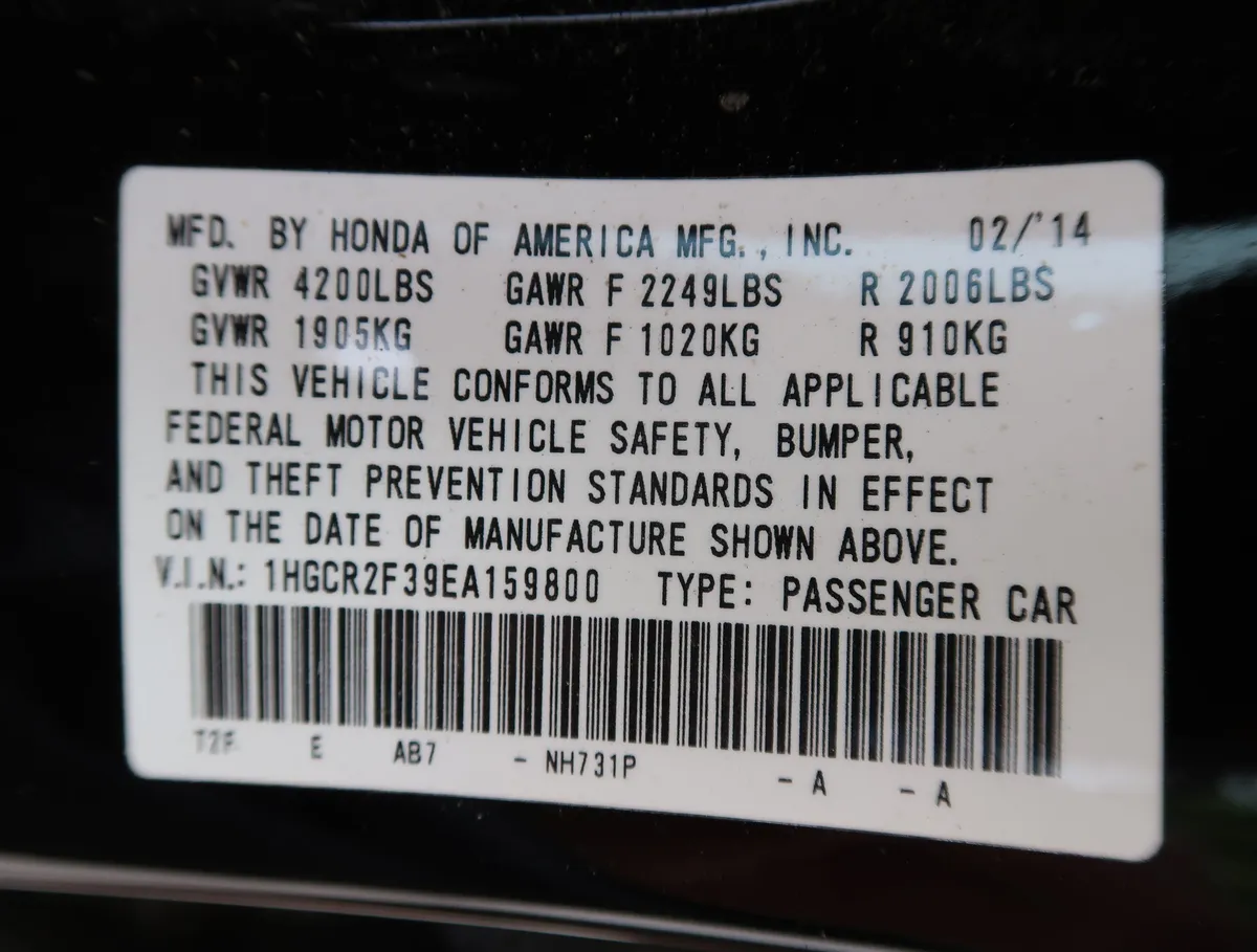 2014 Honda Accord LX thumbnail 33