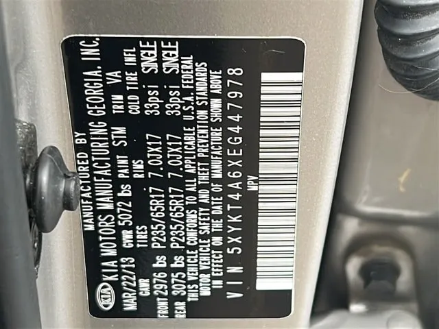 2014 Kia Sorento LX thumbnail 10