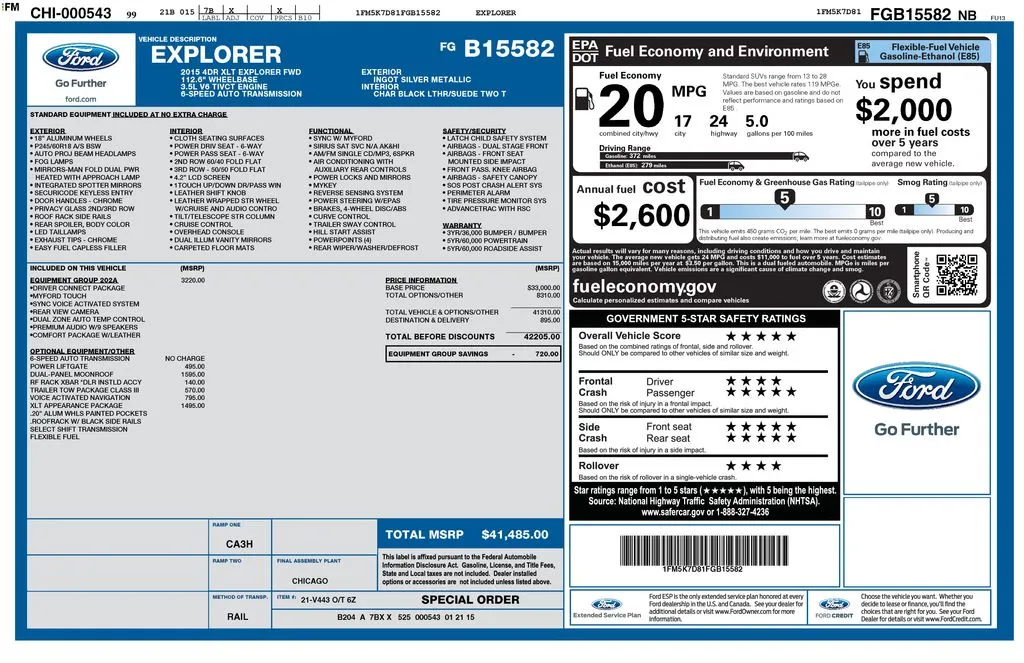 2015 Ford Explorer XLT thumbnail 31