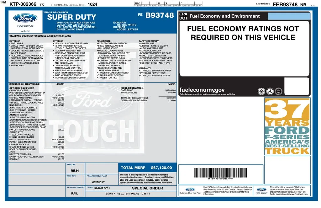 2015 Ford F-350SD King Ranch thumbnail 27