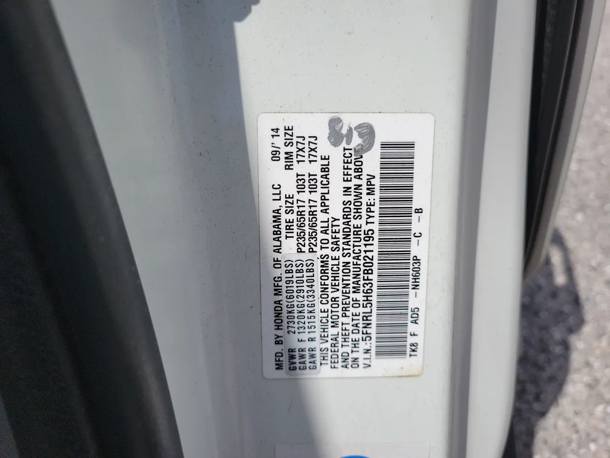 2015 Honda Odyssey EX-L thumbnail 31
