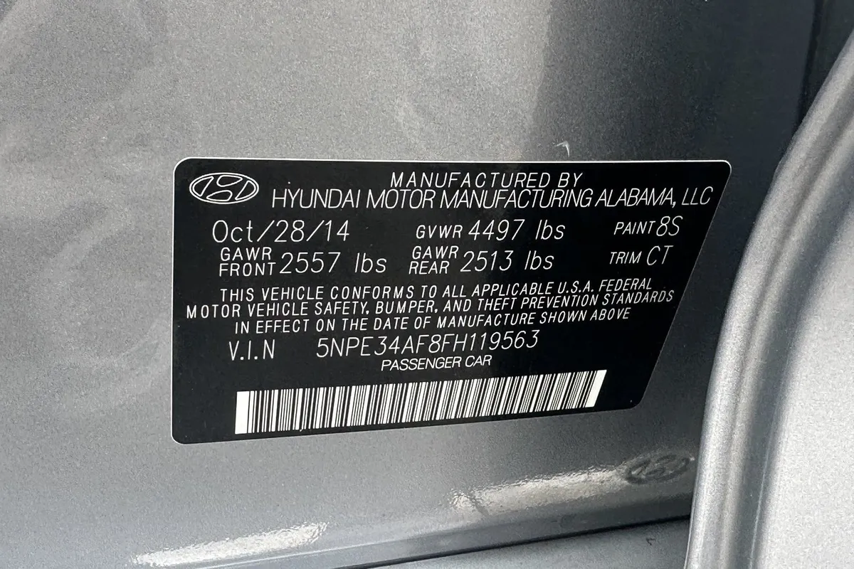 2015 Hyundai Sonata 2.4L Limited thumbnail 37