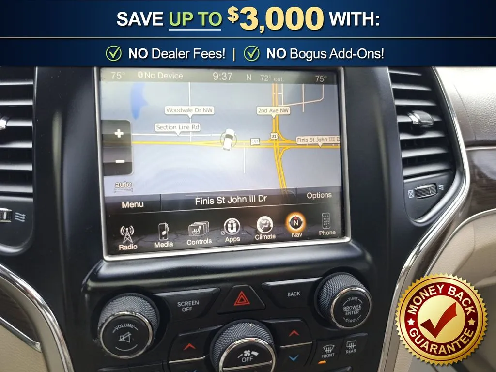 2015 Jeep Grand Cherokee Overland thumbnail 25