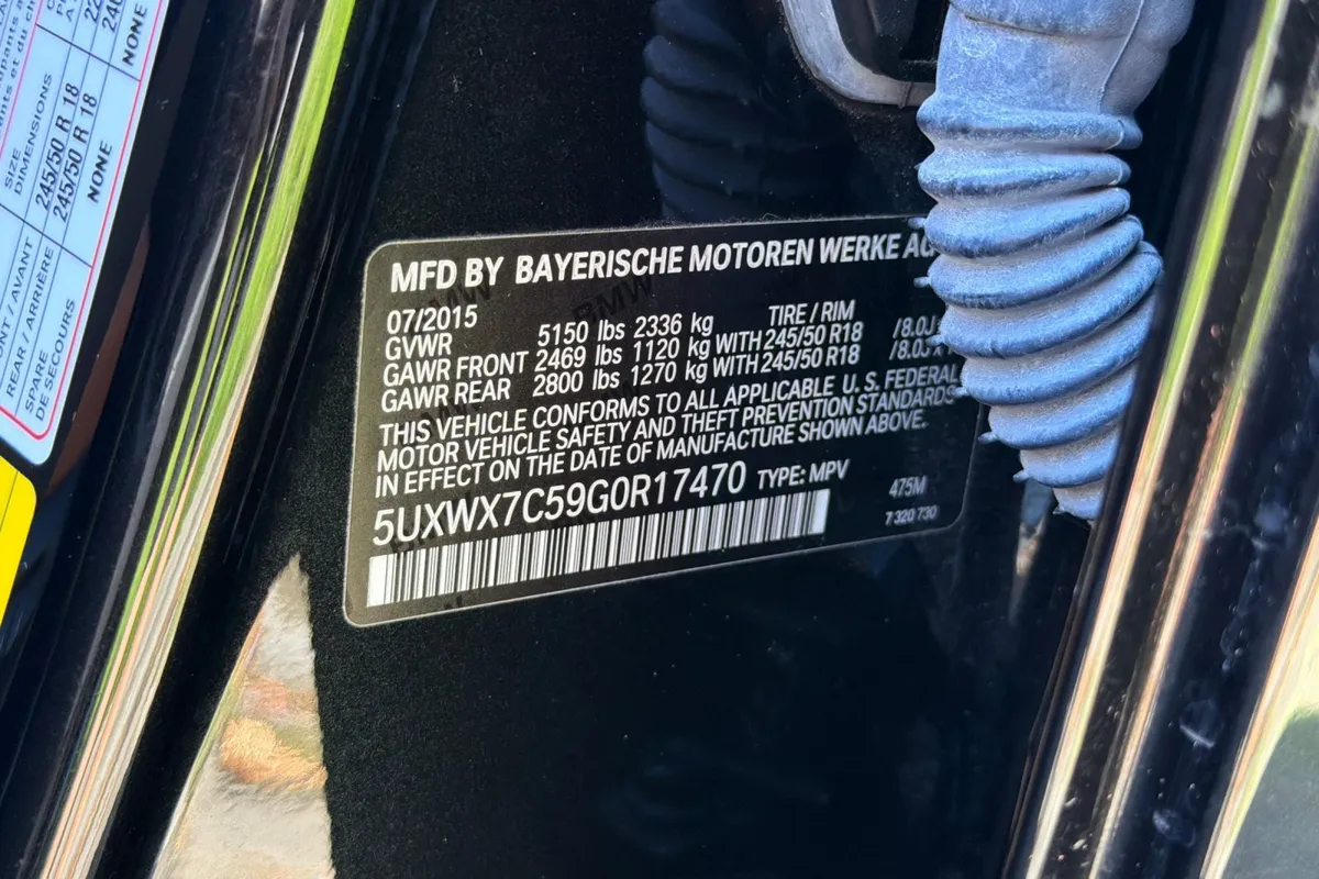 2016 BMW X3 xDrive35i thumbnail 38