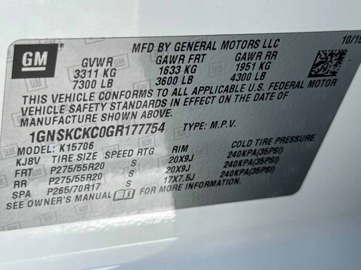 2016 Chevrolet Tahoe LTZ thumbnail 42