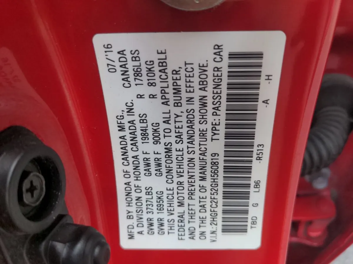2016 Honda Civic LX thumbnail 33