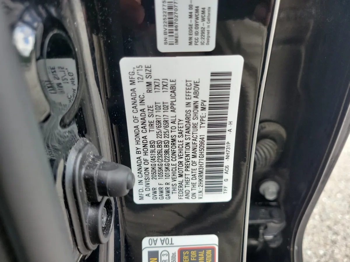 2016 Honda CR-V EX-L thumbnail 33