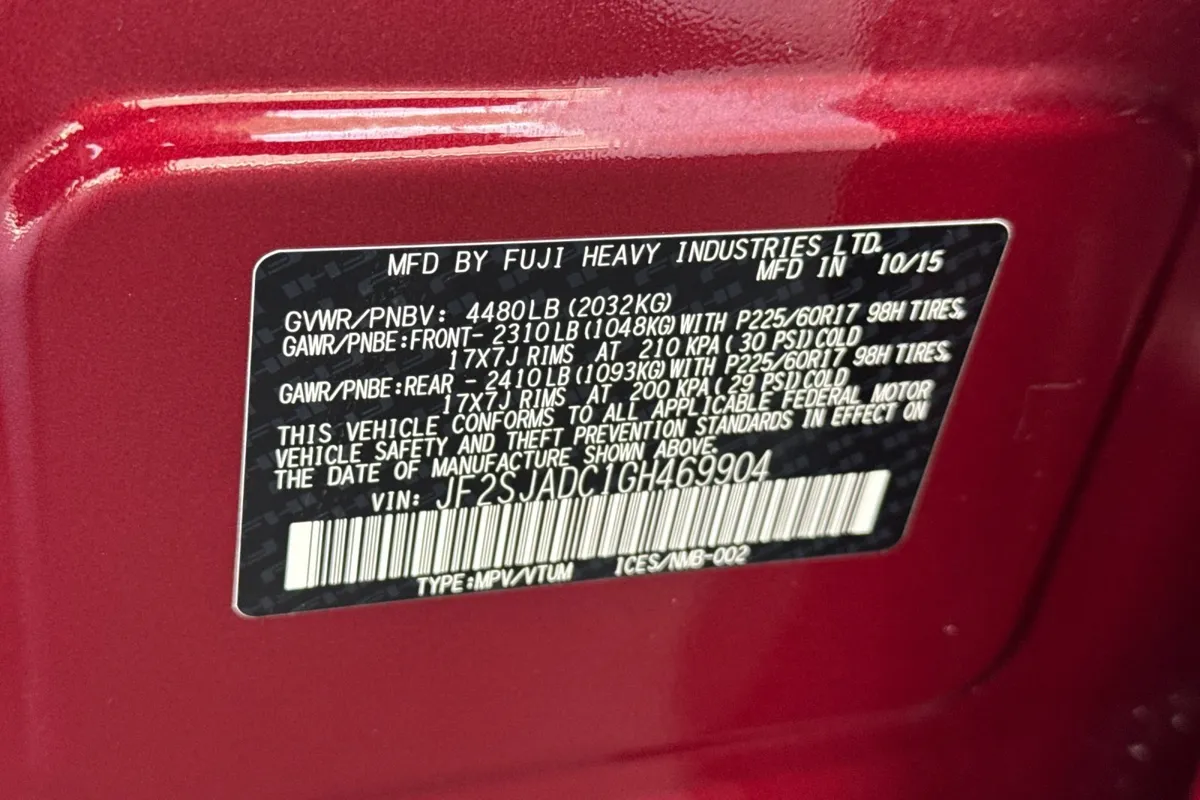 2016 Subaru Forester 2.5i Premium thumbnail 36