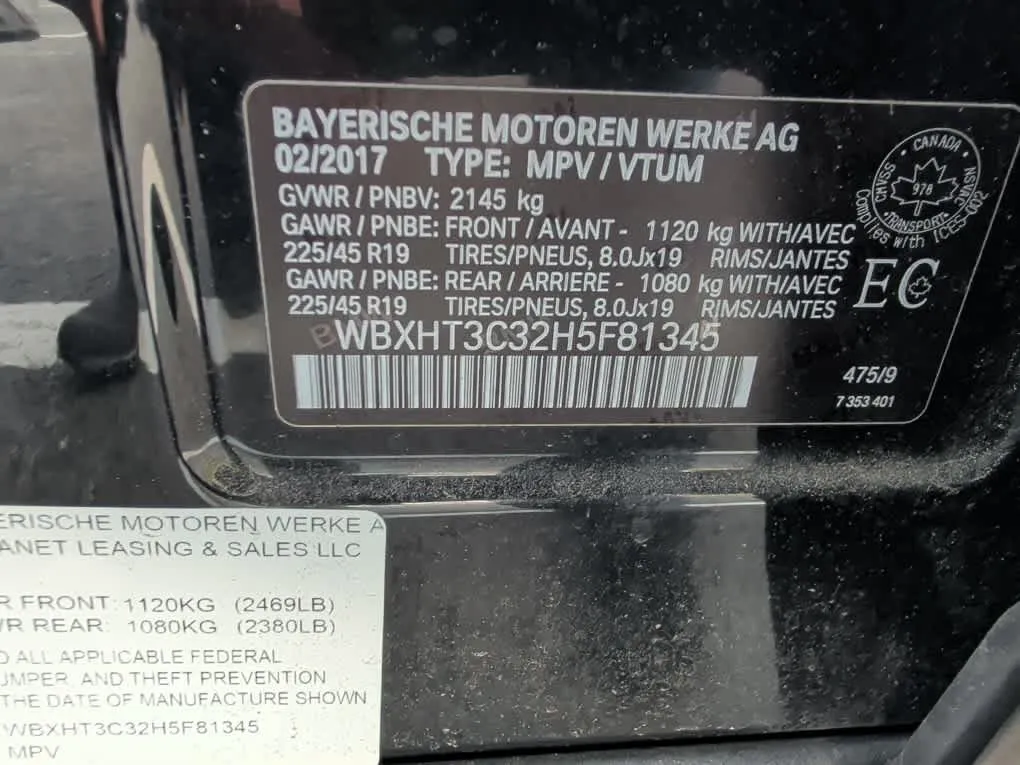 2017 BMW X1 XDRIVE28I xDrive28i thumbnail 4