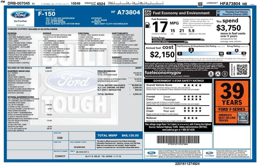 2017 Ford F-150 XLT thumbnail 26