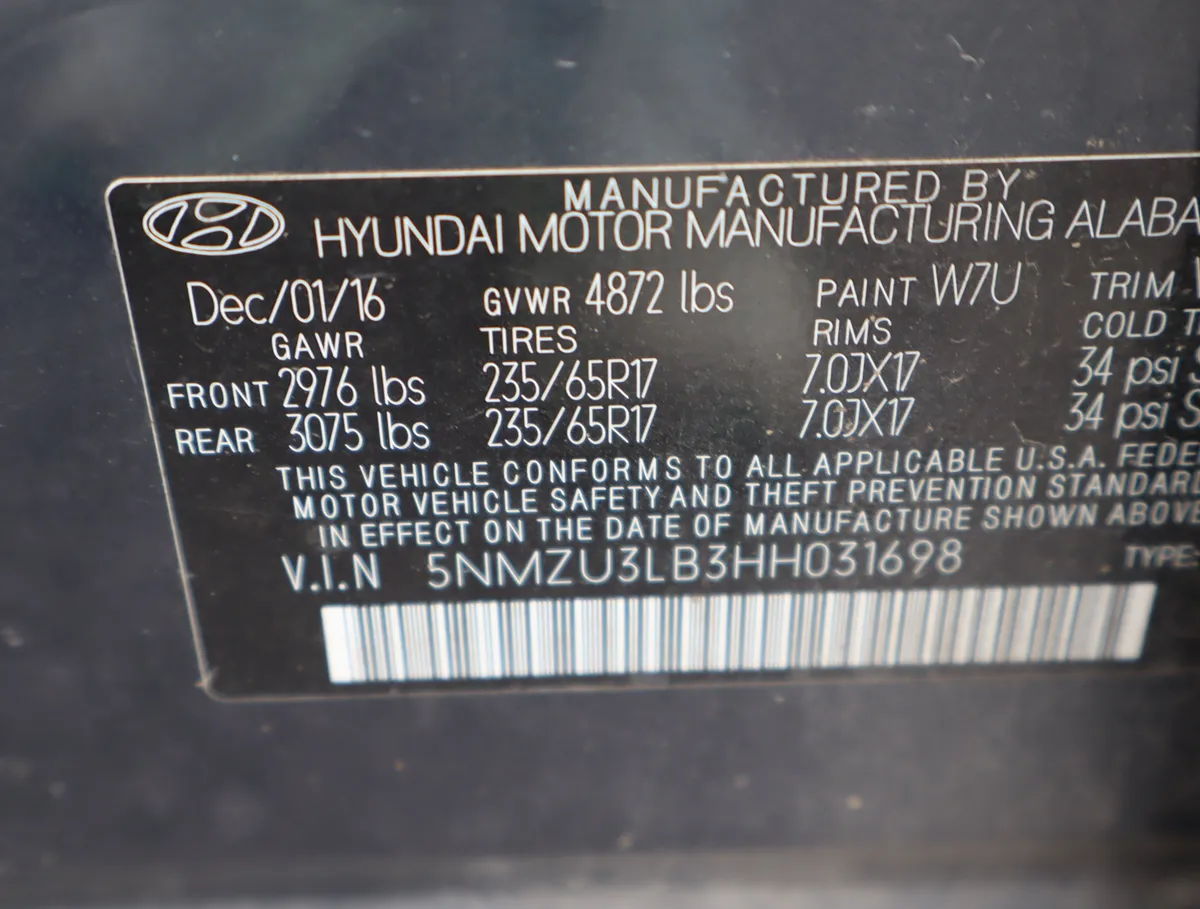 2017 Hyundai Santa Fe Sport 2.4L thumbnail 32