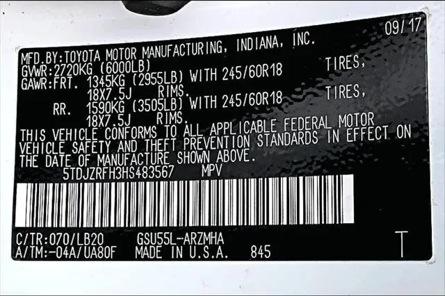 2017 Toyota HIGHLANDER thumbnail 33