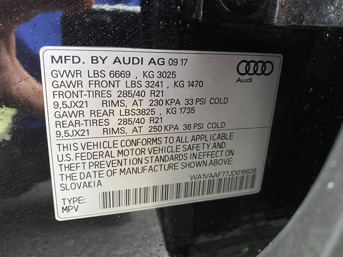 2018 Audi Q7 Prestige thumbnail 37