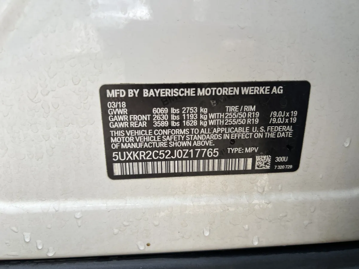 2018 BMW X5 sDrive35i thumbnail 35