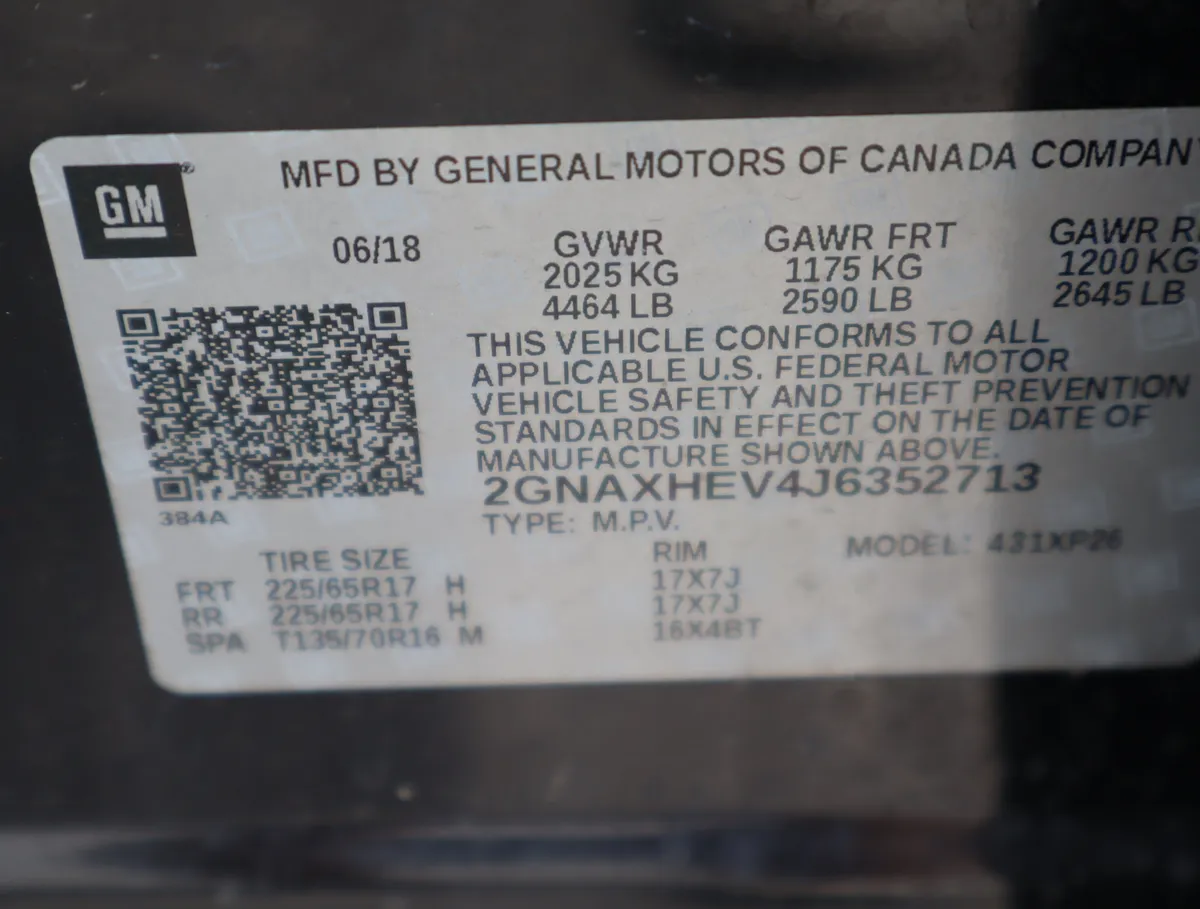 2018 Chevrolet Equinox LS thumbnail 32