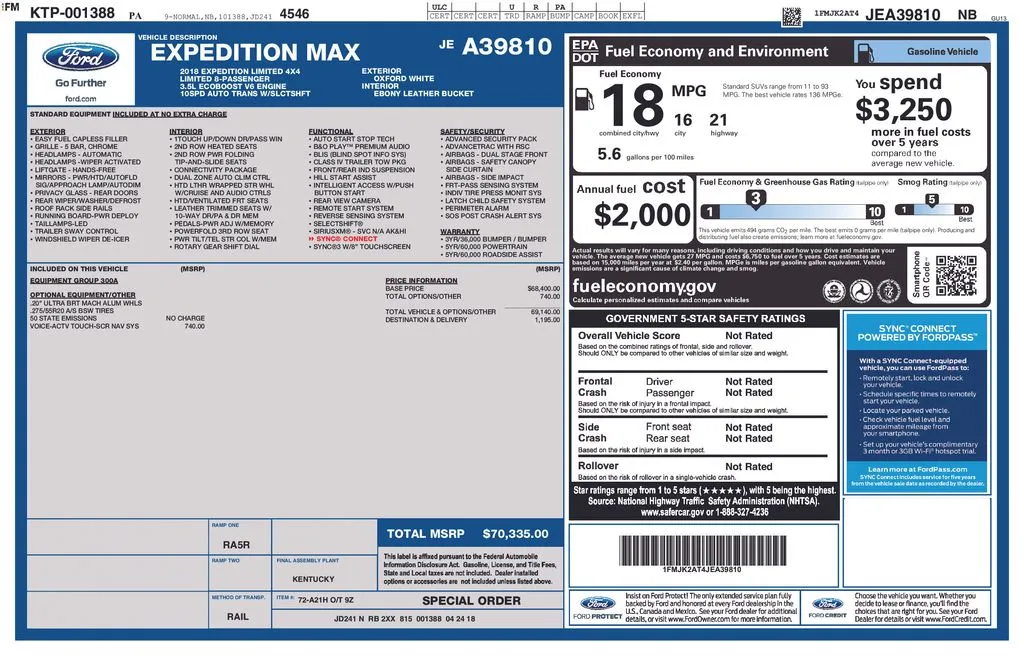 2018 Ford Expedition Max Limited thumbnail 27