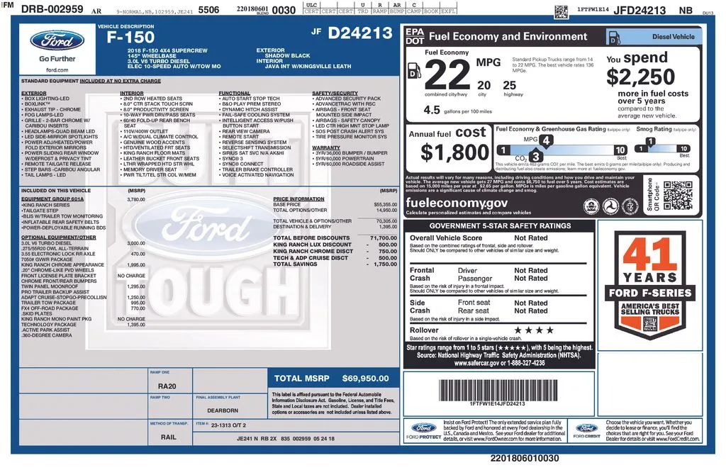 2018 Ford F-150 King Ranch thumbnail 7