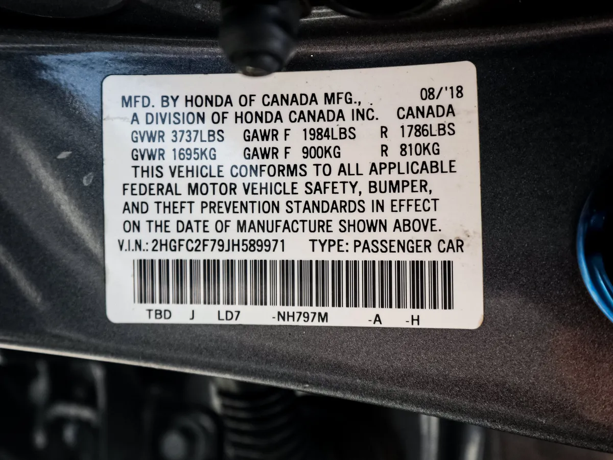 2018 Honda Civic EX thumbnail 33