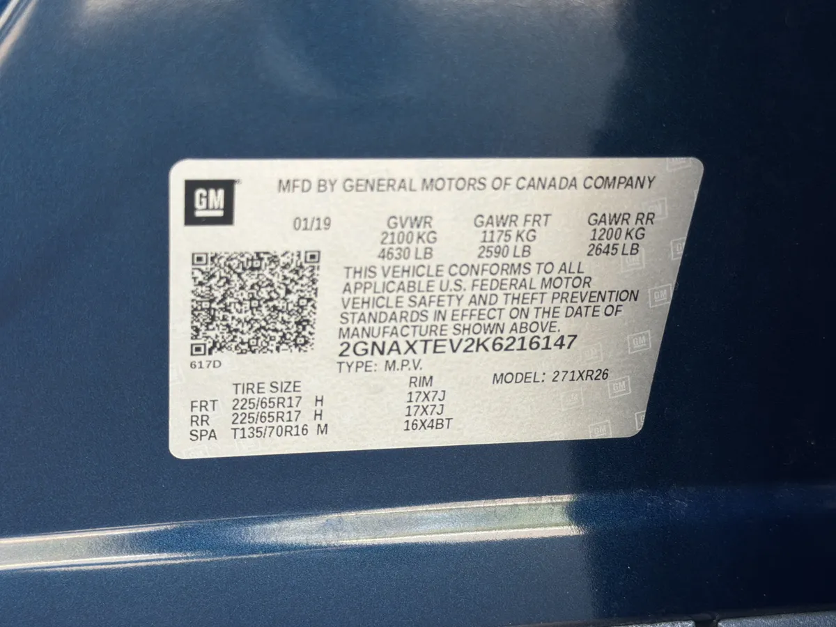 2019 Chevrolet Equinox LT thumbnail 35