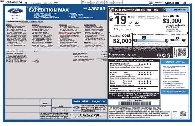 2019 Ford Expedition Max Limited thumbnail 27