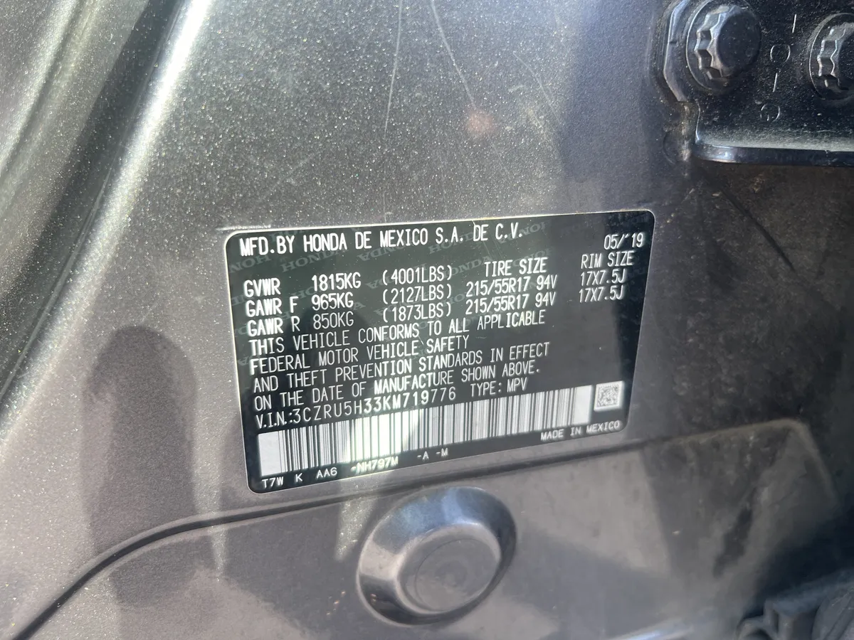 2019 Honda HR-V LX thumbnail 36