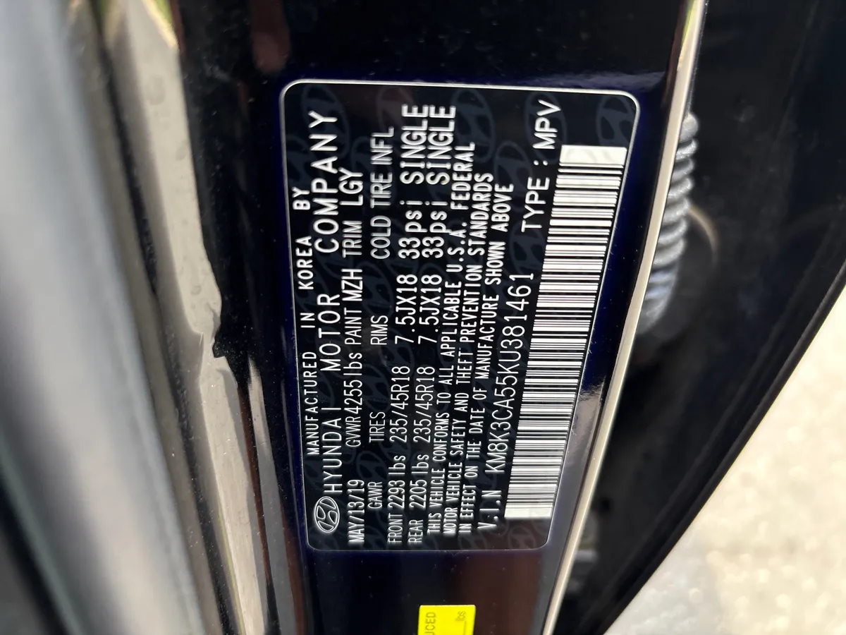 2019 Hyundai Kona Limited thumbnail 34