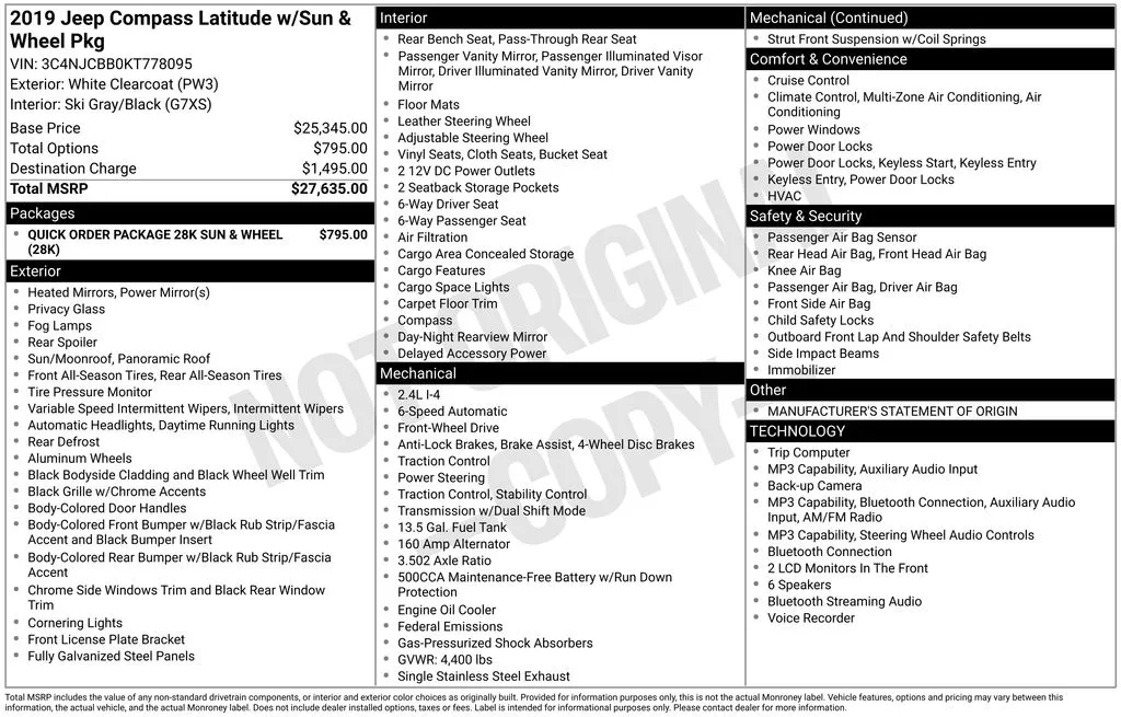 2019 Jeep Compass Latitude thumbnail 7