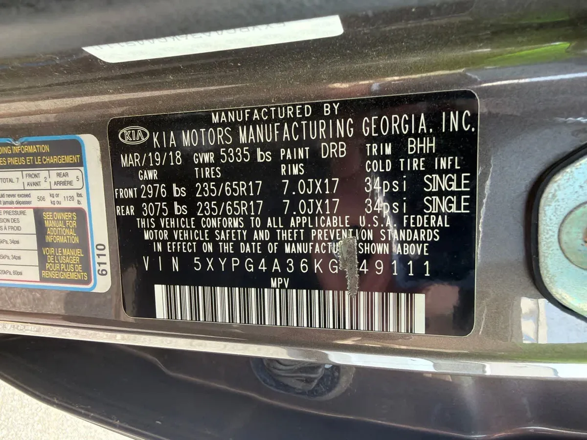 2019 Kia Sorento 2.4L LX thumbnail 20