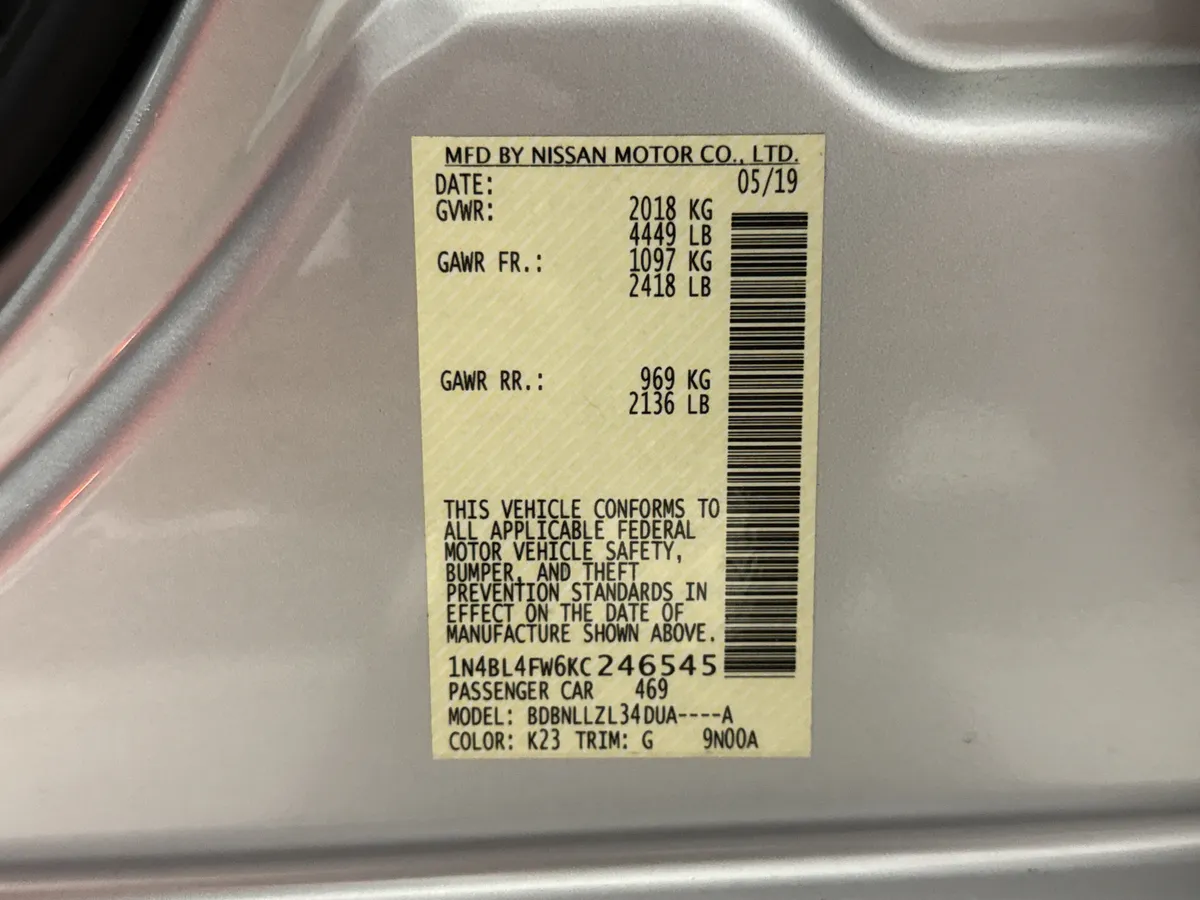 2019 Nissan Altima 2.5 Platinum thumbnail 34