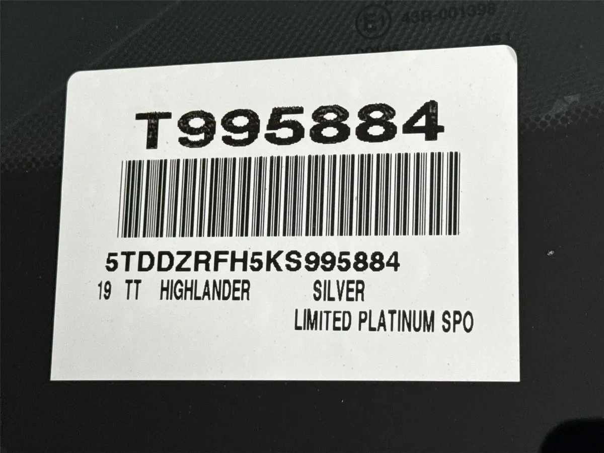 2019 Toyota Highlander Limited Platinum thumbnail 48