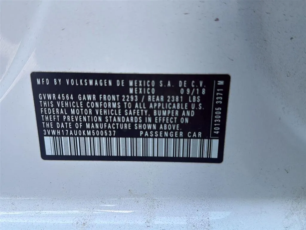 2019 VOLKSWAGEN GOLF ALLTRACK SEL thumbnail 4