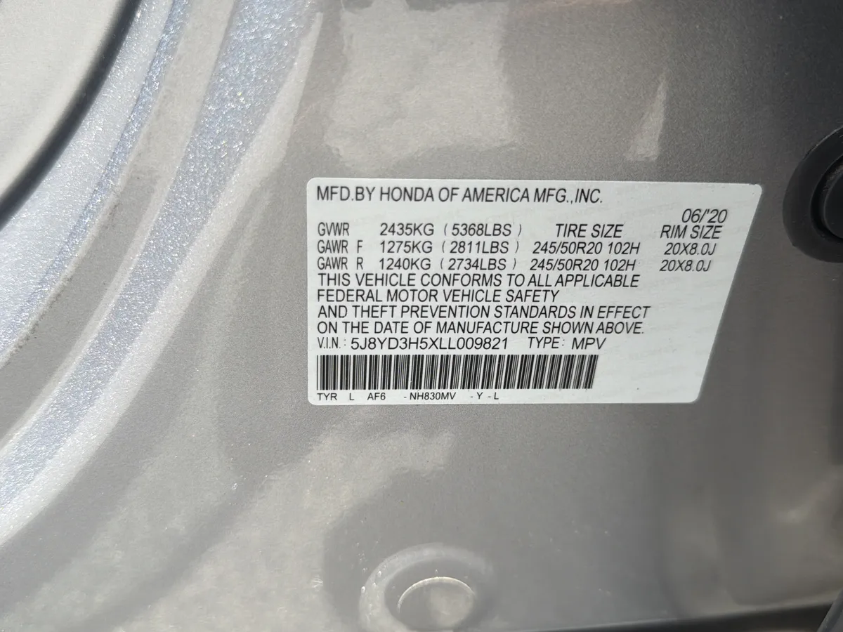 2020 Acura MDX Technology thumbnail 33