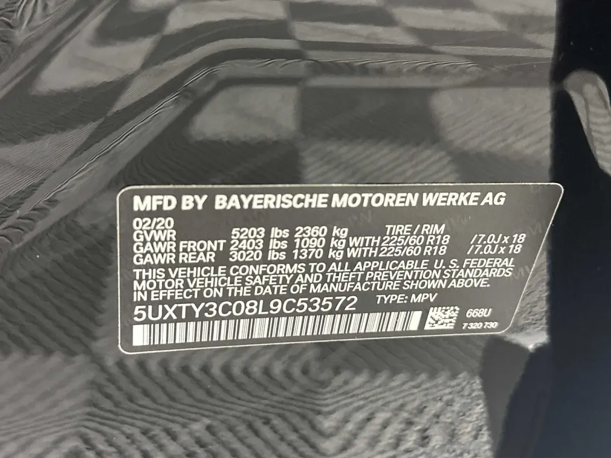 2020 BMW X3 sDrive30i thumbnail 32