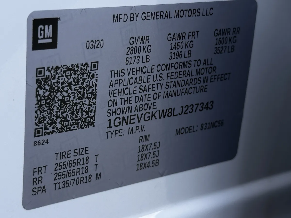 2020 Chevrolet Traverse LT Cloth thumbnail 34