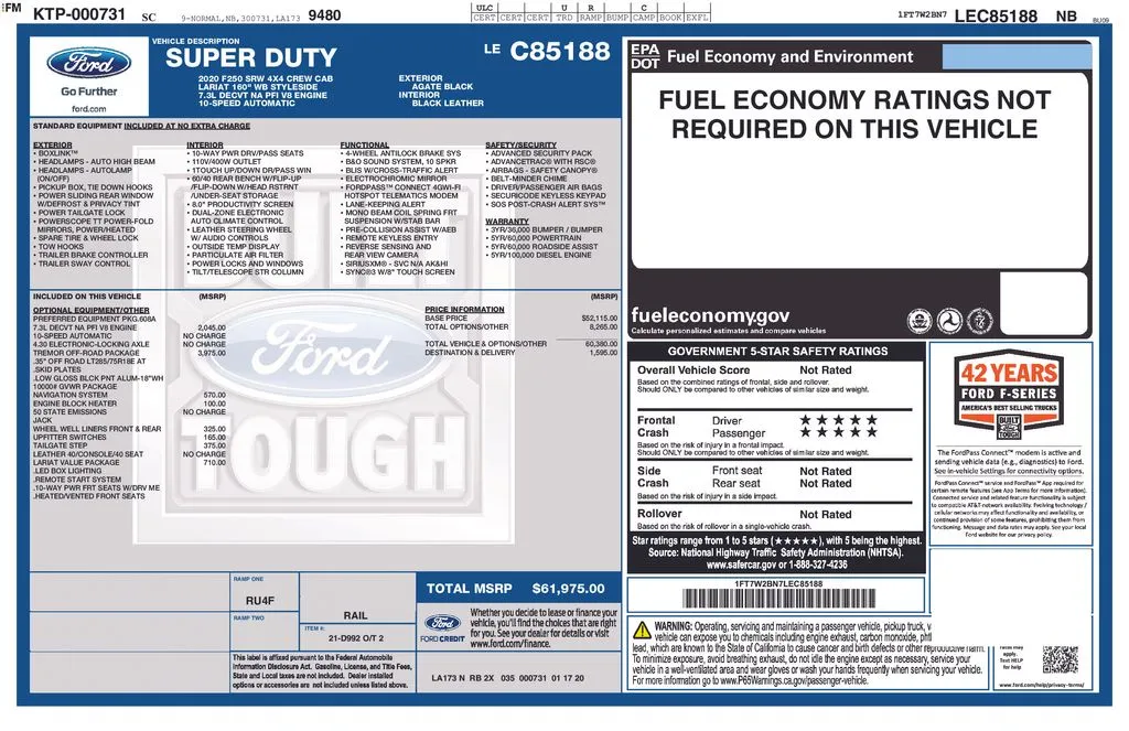 2020 Ford F-250SD Lariat thumbnail 26