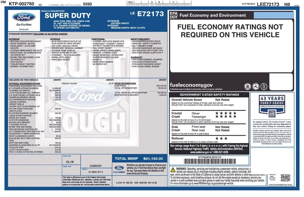 2020 Ford F-250SD XL thumbnail 27