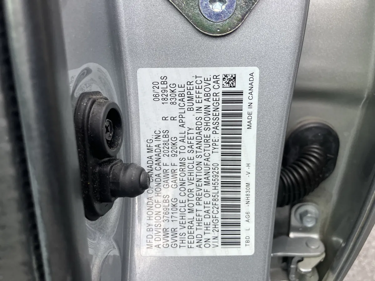2020 Honda Civic Sport CVT thumbnail 34