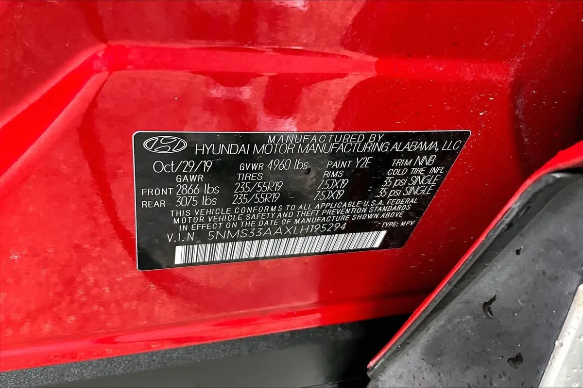 2020 Hyundai Santa Fe SEL thumbnail 35