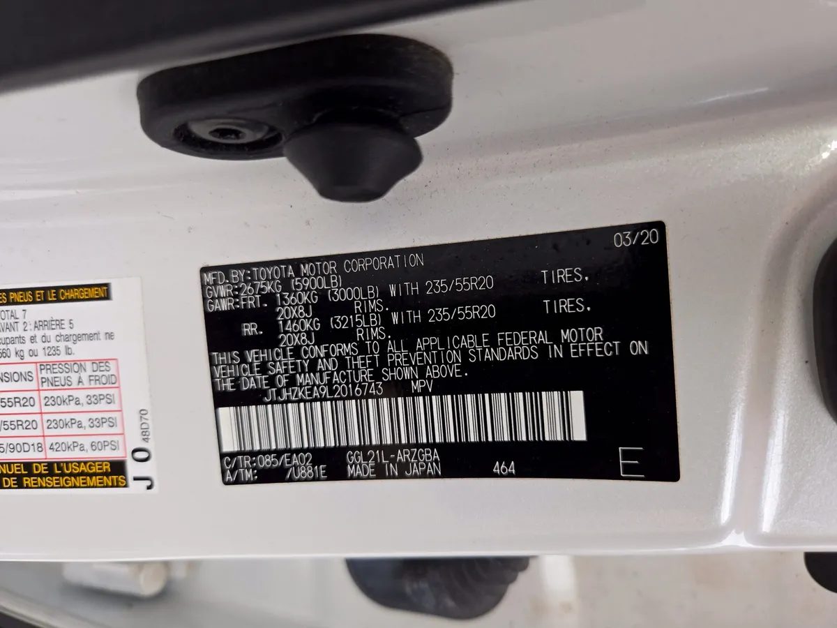 2020 LEXUS RX 350L thumbnail 32