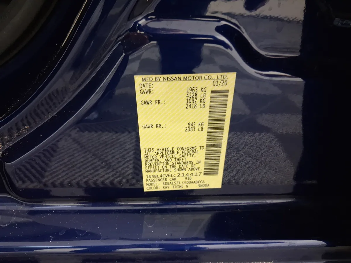 2020 Nissan Altima 2.5 SR thumbnail 36