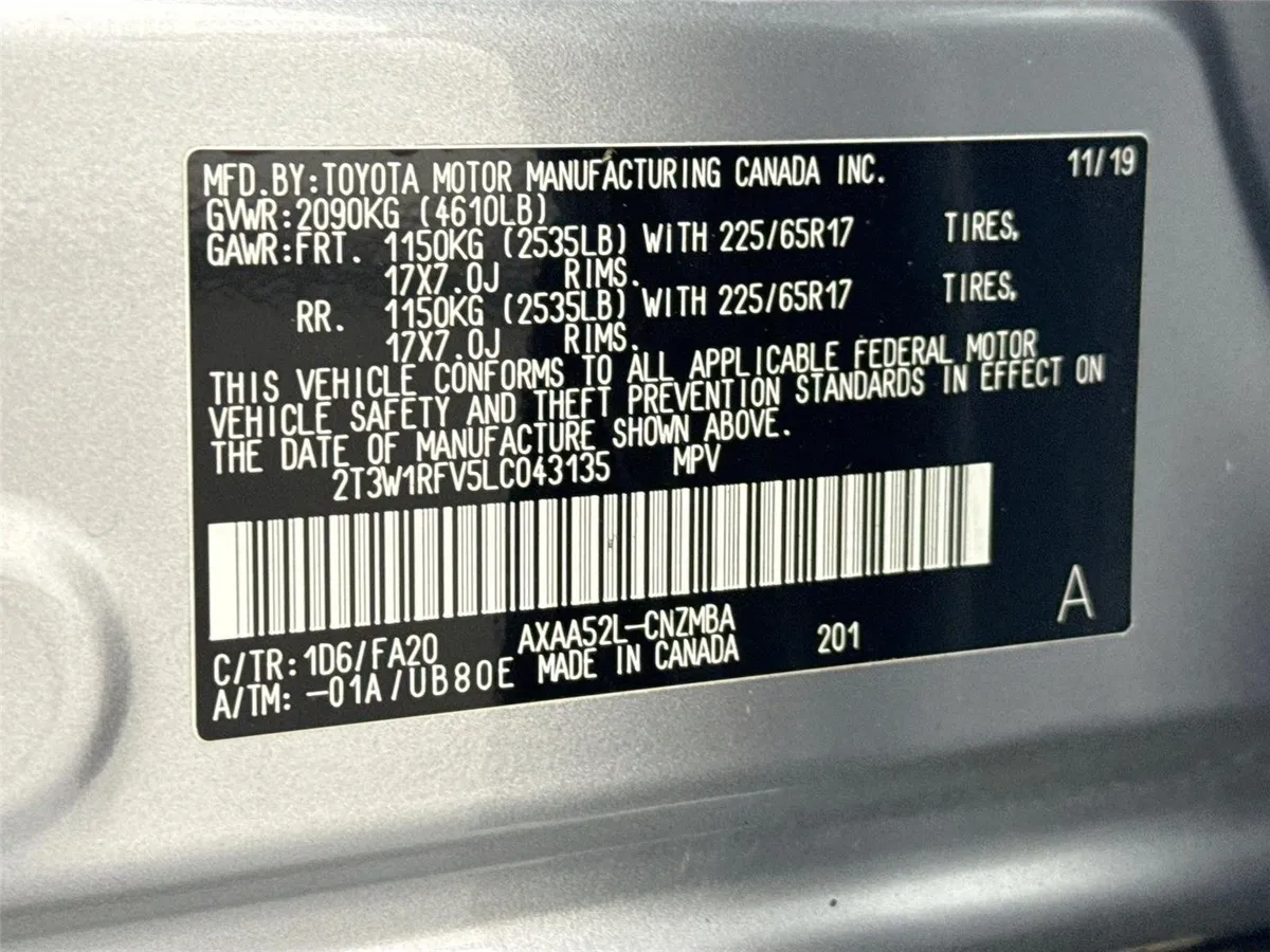 2020 Toyota RAV4 XLE thumbnail 42