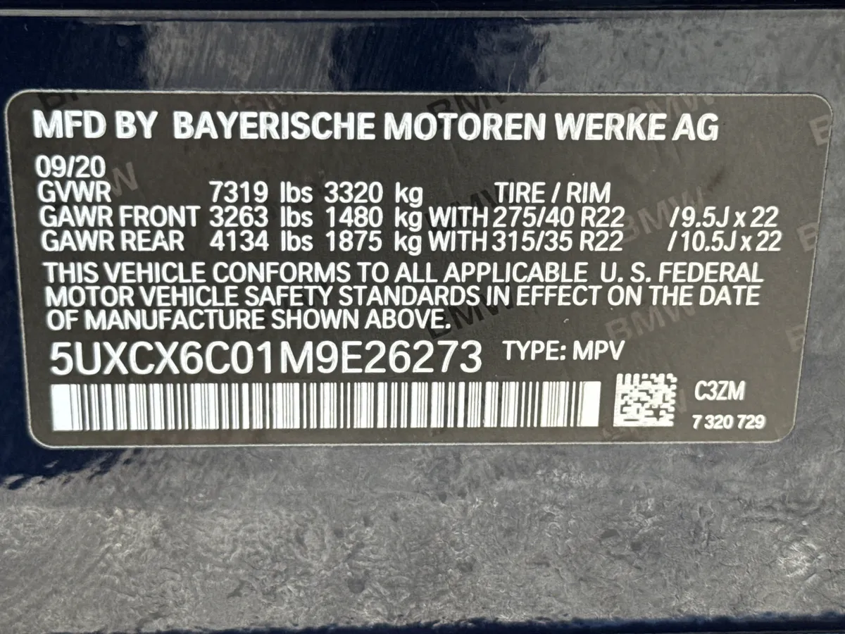 2021 BMW X7 M50i thumbnail 35