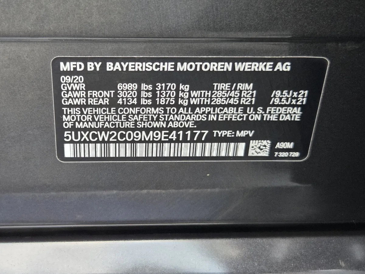 2021 BMW X7 xDrive40i thumbnail 37